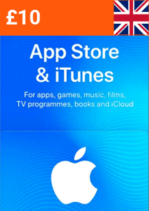 Carte Cadeau 10 GBP (UK)