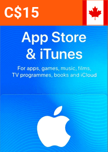 15 CAD Gift Card (Canada)