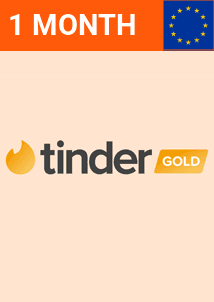 1 Month Subscription Tinder Gold (Europe)