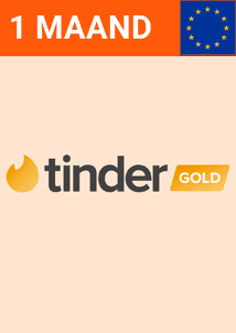 Lidmaatschap 1 Maand Tinder Gold (Europa)