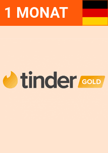 1 Month Subscription Tinder Gold (Germany)