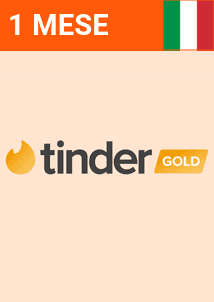 1 Month Subscription Tinder Gold (Italy)