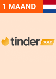 1 Month Subscription Tinder Gold (Netherlands)