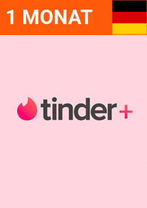 1 Month Subscription Tinder Plus (Germany)