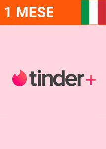 1 Month Subscription Tinder Plus (Italy)