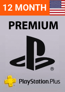 12 Month PSN Plus Premium Subscription (USA)