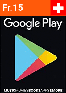 Cadeaukaart 15 CHF (Zwitserland)