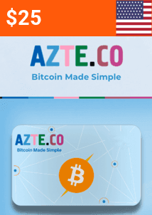 Tarjeta Prepago 25 USD Bitcoin On-Chain (USA)