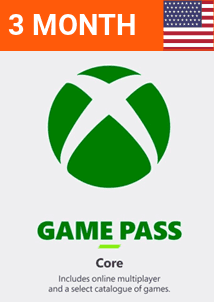Game Pass Core 3 Mois (USA)