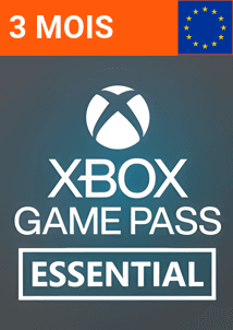 Game Pass Essential 3 Mois (Europe)