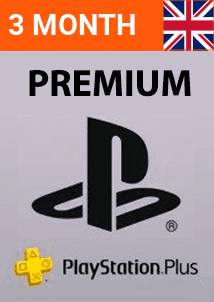 3 Month PSN Plus Premium Subscription (UK)
