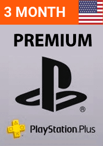 3 Month PSN Plus Premium Subscription (USA)