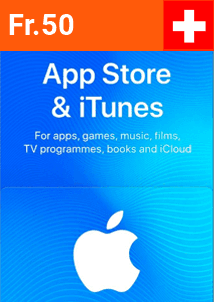 Guthabenkarte 50 CHF (Schweiz)