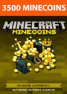 Minecraft 3500 Minecoins Gift Card