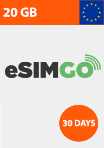 Prepaid Card 20 GB / 30 Days (Europe)