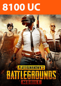 Carte Cadeau PUBG Mobile 8100 UC (Unknown Cash)